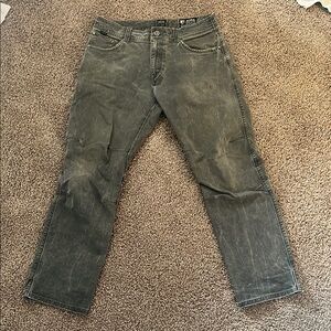 Kuhl Gray Straight-Leg Jeans with Casual Distressed Style